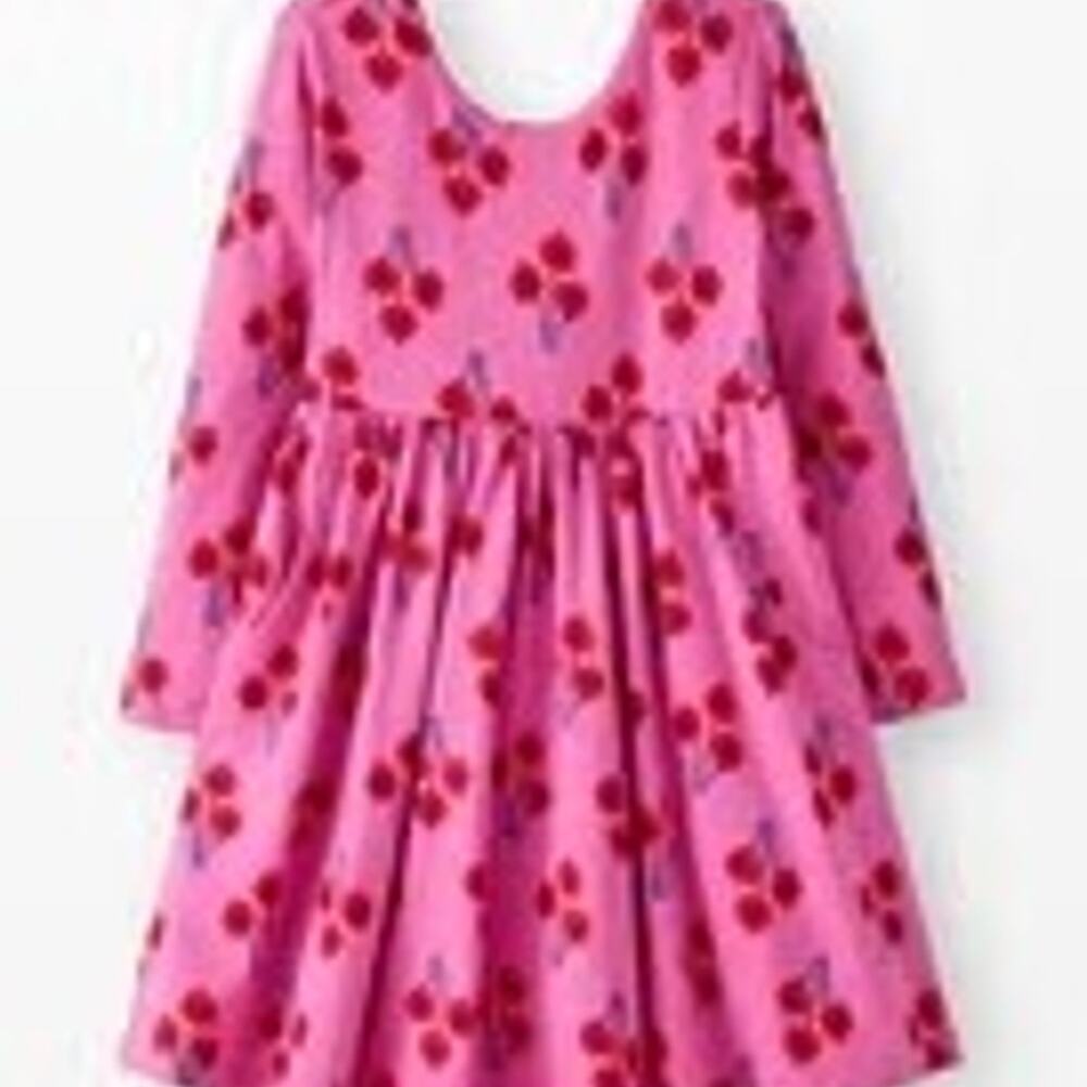 Hanna Andersson NWT Size 10 Pink LS Skater Dress